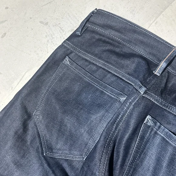 FNL Denim Selvedge Jeans Dark Wash SZ 34x34 Slim Skinny USA Made No. 29